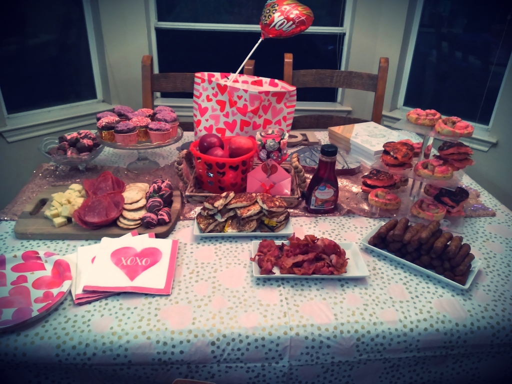 Cute Valentines Breakfast Buffet Ideas